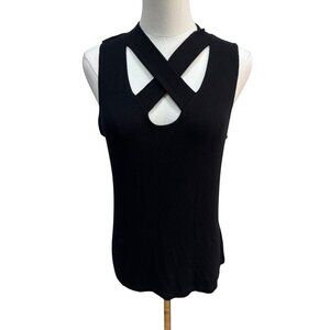 VGUC LNA Black Crisscross Front Tank Top Women’s Size S